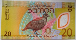 Samoa 20 tala 2023 oz polymer