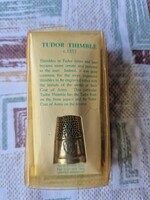 Tudor thimble thimble in original box