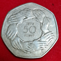 1973. Anglia 50 PennyTagság az Európai Gazdasági Közösségben (EGK)  (1603)