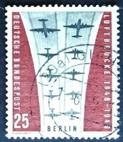 BB188p / Németország - Berlin 1959 Berlini Híd bélyeg pecsételt
