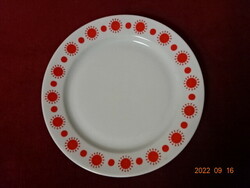 Alföldi porcelain, flat plate with sunflower pattern. He has! Jokai.