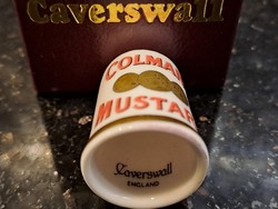 Caverswall colmans mustard vintage angol porcelán gyűszű