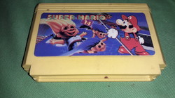 Retro yellow cassette nintendo video game - super mario 14. Condition according to the pictures 29.