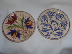 2 Pazmány wall plates Art Nouveau style - hand painted - the price applies to 2 pieces