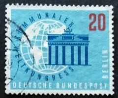 BB189p / Németország - Berlin 1959 A Nemzetközi Tanács Kongresszusa bélyeg pecsételt