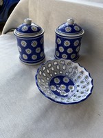 Unused porcelain containers
