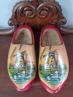 A pair of Dutch wooden slippers