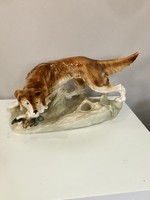 Large hunting dog royal dux