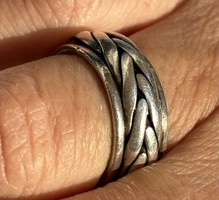 Különleges 53-54-es “fonatos” 7,6 grammos Ezüst gyűrű! Személyesen és postai úton is!