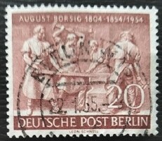 BB125p / Németország - Berlin 1954 August Borsing bélyeg pecsételt