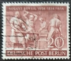 BB125p / Németország - Berlin 1954 August Borsing bélyeg pecsételt