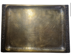 Rare large silver-plated Tevan Margit craftsman tray - 51899