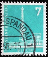 BB135p / Németország - Berlin 1956 Berlini Látképek bélyeg pecsételt