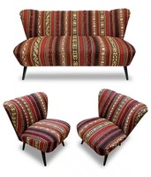 Wonderful 3-piece kilim sofa set in Budapest