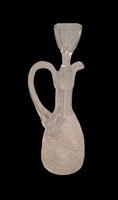 Old storage ornament glass pourer (vinegar)
