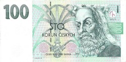 100 korun korona 1997 Csehország Gyönyörű