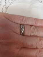 Eladó régi kézműves ezüst sport gyűrű!