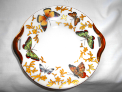 Porcelain plate with handles
