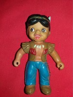 Antique rubber extreme rare Native American child figure 13 cm according to the pictures