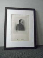Ruprecht János: Deák Ferenc, litográfia, 1839