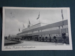 Postcard, Germany, Berlin, flughafen, empfangsgebäude, airport, 1936