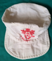 Gyűjteménybe! ! Kis nyári gyermek sapka, kalap, a Csillebérci  úttörőtábor logójával ,Kisz ÉT