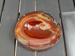 A fabulous agate mineral slice ashtray