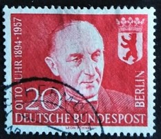 BB181p / Németország - Berlin 1958 Prof. Otto Suhr bélyeg pecsételt