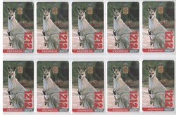 Hungarian phone card 1079 1212-kangaroo 200,000 Pcs.