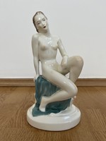Donner gertrod, granite Kispest porcelain, nude figure (27 cm)