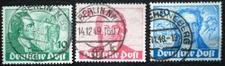 BB61-3p / Németország - Berlin 1949 Johann Wolfgang von Goethe bélyegsor pecsételt