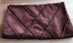 Brown velvet retro decorative cushion cover