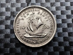 Kelet Karibi Államok 10 cent, 1965