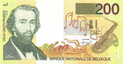 200 frank francs 1995 Belgium Gyönyörű
