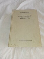 László Országh - English-Hungarian hand dictionary - academic publisher