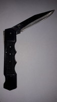 Sharp steel blade pocket knife with safety lock, small plastic handle 22 cm - 10 cm blade according to the pictures