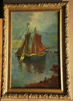 Unknown painter (Beginning of 20th century): in port