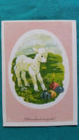 Régi grafikus  húsvéti képeslap, rajz: Mohrlüder Vilmos