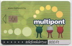 Hungarian telephone card 0955 2002 multipoint gem 7 30,000 pcs.