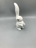 Herend hand-painted bunny with standing ears