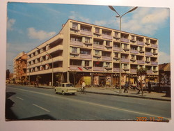 Régi, retró képeslap: Szolnok, Kossuth Lajos utca (1969)