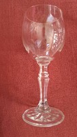 Glass cocktail glass with stem, 4 pcs