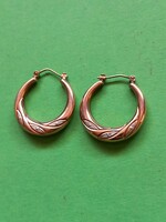 1 Pair of 2.90 gram 8 carat older gold hoop earrings