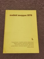 Makó folder 1978 10 offset lithos
