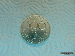 Ezüst 500 forint 1990 Labdarúgó VB.  28 gramm 900 as ezüst