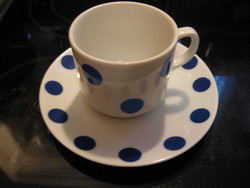 Blue dotted Bavarian porcelain coffee set