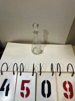 Glass pourer, decanter, size 12 x 11 cm. 4509