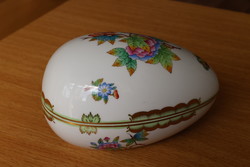 Herendi ékszertartó porcelán tojás