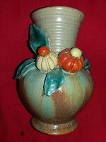 Antique extremely rare hop brothers ceramic vase 17 x 14 cm according to pictures