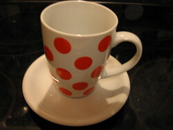Möbelix mug with red dots